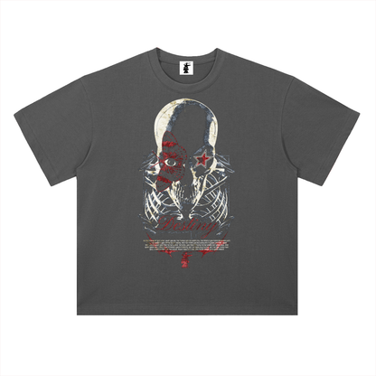 Heavyweight Drop Shoulder Cotton T-Shirt