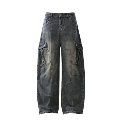 Multi Pocket Baggy Jeans