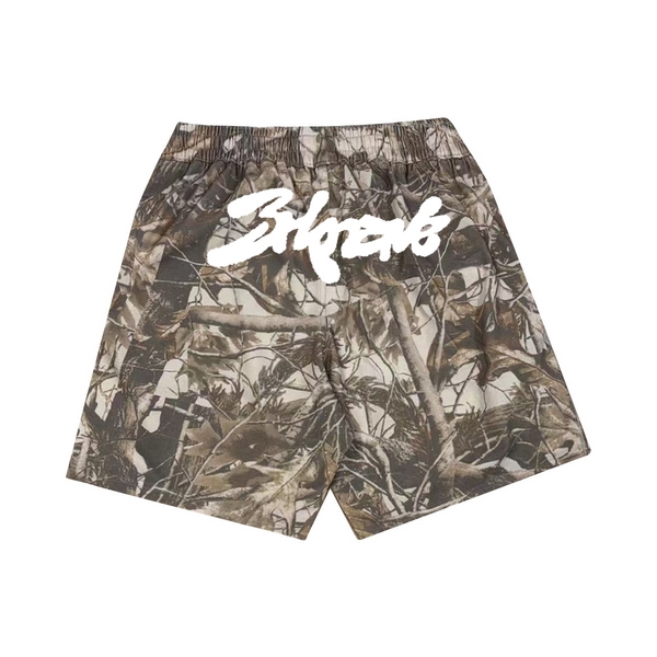 French Terry Camo Shorts