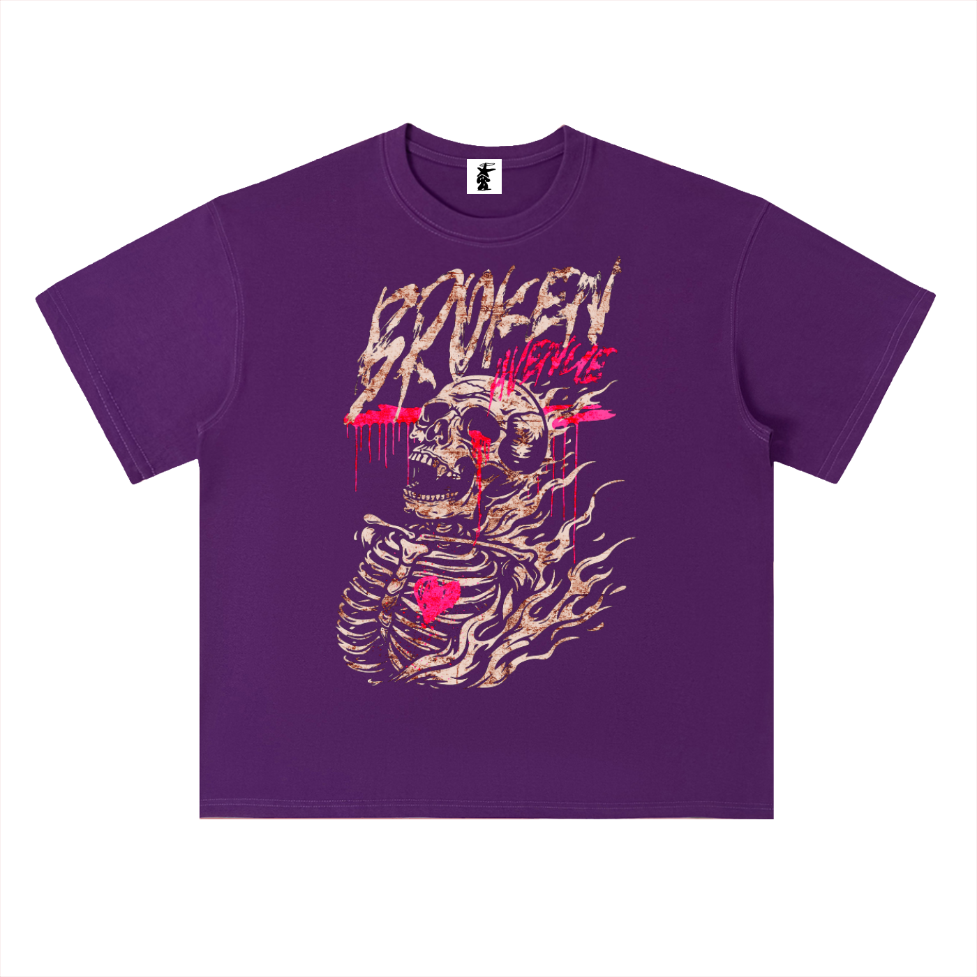 Heavyweight Drop Shoulder Cotton T-Shirt