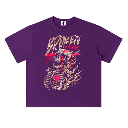 Heavyweight Drop Shoulder Cotton T-Shirt