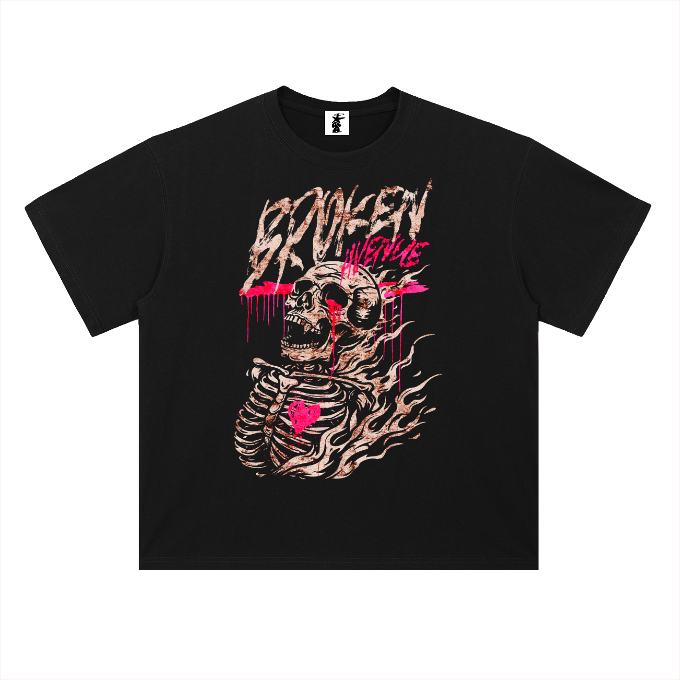 Heavyweight Drop Shoulder Cotton T-Shirt