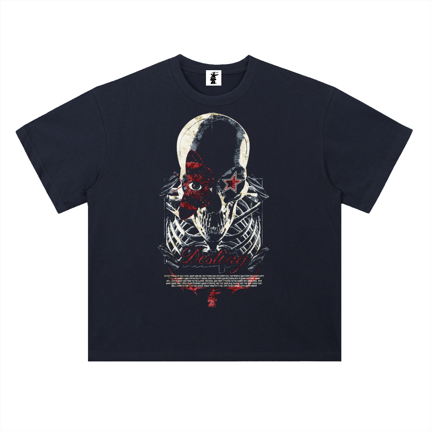 Heavyweight Drop Shoulder Cotton T-Shirt