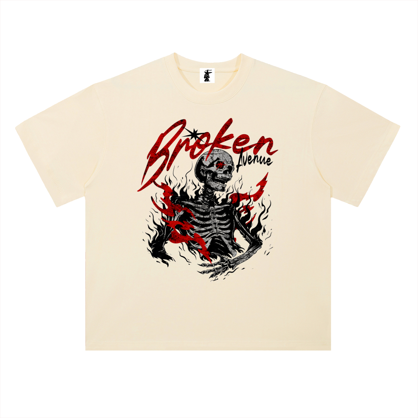 Heavyweight Drop Shoulder Cotton T-Shirt