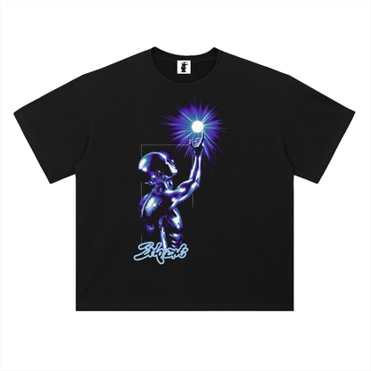 Heavyweight Drop Shoulder Cotton T-Shirt