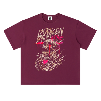 Heavyweight Drop Shoulder Cotton T-Shirt