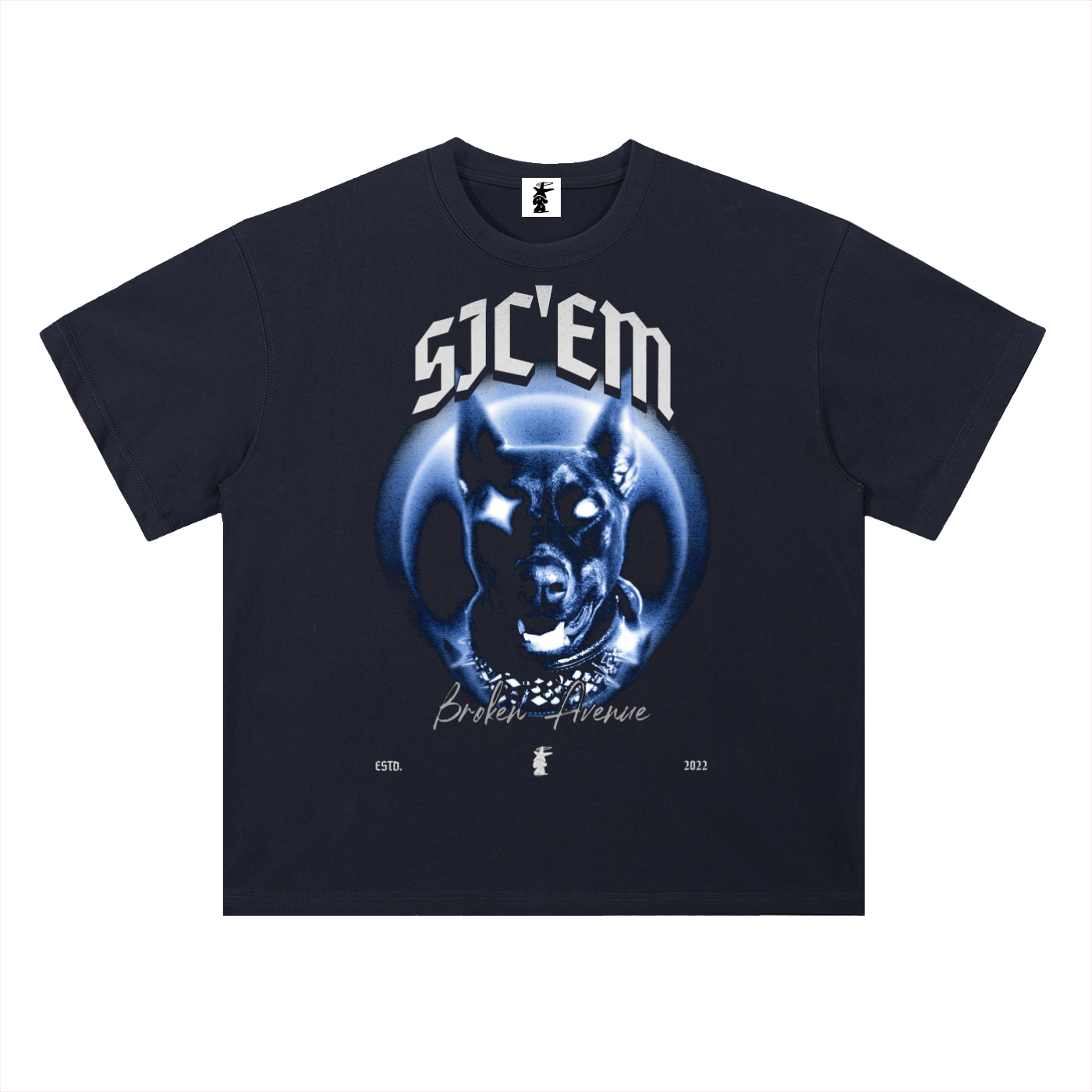 Heavyweight Drop Shoulder Cotton T-Shirt