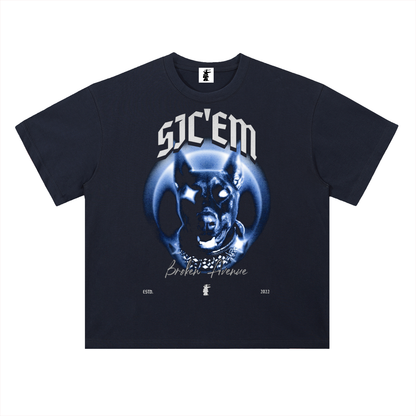 Heavyweight Drop Shoulder Cotton T-Shirt