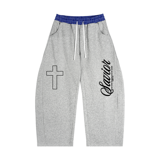 Savior Plaid Barrel Sweatpants
